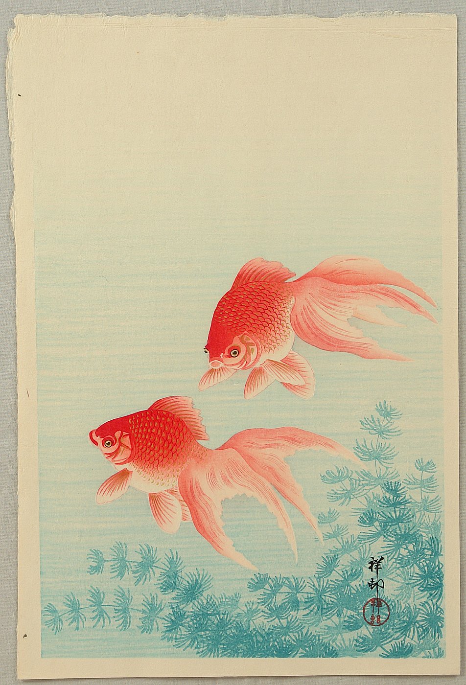 Ohara Koson: Goldfish - Artelino - Ukiyo-e Search