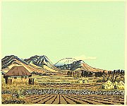 Unichi Hiratsuka 1895-1997 - Mt. Asama in the Early Spring - artelino Art Auctions. Unichi Hiratsuka 1895-1997 - Mt. Asama in the Early Spring