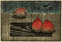 Taika Kinoshita born 1957 - Love - 22 - Y (Ground Cherry - 2) - artelino Art Auctions. Taika Kinoshita born 1957 - Love - 22 - Y (Ground Cherry - 2)