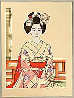 Harumi Tateishi 1906-1994 - Maiko - artelino Art Auctions. Harumi Tateishi 1906-1994 - Maiko