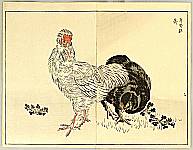 Bunrei Maekawa 1837-1917 - Rooster and Hen - artelino Art Auctions. Bunrei Maekawa 1837-1917 - Rooster and Hen
