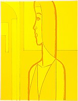Shosuke Osawa 1903-1997 - Profile in Orange - artelino Art Auctions. Shosuke Osawa 1903-1997 - Profile in Orange