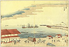 Hokuju Shotei 1763-1824 - The Eastern Capital - Shinagawa - artelino Art Auctions. Hokuju Shotei 1763-1824 - The Eastern Capital - Shinagawa