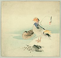 Gekko Ogata 1859-1920 - Mandarin Ducks - artelino Art Auctions. Gekko Ogata 1859-1920 - Mandarin Ducks
