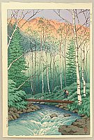 By Ito Takashi - Takegawa River at Dawn