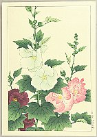 Hodo Nishimura active 1930s - Hollyhock - artelino Art Auctions. Hodo Nishimura active 1930s - Hollyhock