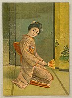 Saburosuke Okada 1869-1939 - Dancer - artelino Art Auctions. Saburosuke Okada 1869-1939 - Dancer