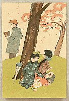 Yumeji Takehisa 1884-1934 - Picnic - artelino Art Auctions. Yumeji Takehisa 1884-1934 - Picnic
