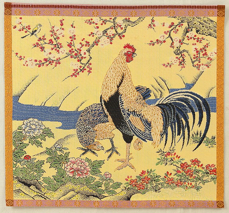 Unknown - Chickens and Flowers