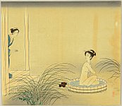 Settai Komura 1887-1940 - Taking a Bath - artelino Art Auctions. Settai Komura 1887-1940 - Taking a Bath