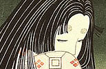 Yoshio Okada born 1934 - The Tale of Genji - Akashi - artelino Art Auctions. Yoshio Okada born 1934 - The Tale of Genji - Akashi