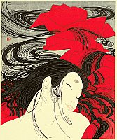 Yoshio Okada born 1934 - The Tale of Genji - Matsukaze - artelino Art Auctions. Yoshio Okada born 1934 - The Tale of Genji - Matsukaze