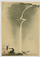 Shunkyo Yamamoto 1871-1933 - Waterfall - artelino Art Auctions. Shunkyo Yamamoto 1871-1933 - Waterfall