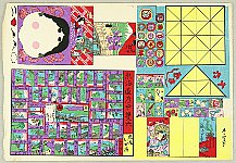 Unknown - Dochu Sugoroku, 16 Musashi - artelino Art Auctions. Unknown - Dochu Sugoroku, 16 Musashi