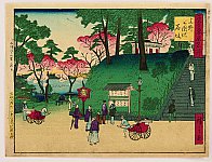Hiroshige III Utagawa 1842-1894 - Kokon Tokyo Meisho - Ueno - artelino Art Auctions. Hiroshige III Utagawa 1842-1894 - Kokon Tokyo Meisho - Ueno