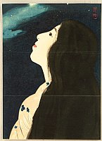 Shimei Terashima 1896-1975 - Starry Night - artelino Art Auctions. Shimei Terashima 1896-1975 - Starry Night