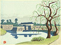 Masao Maeda 1904-1974 - Sakurada Gate - artelino Art Auctions. Masao Maeda 1904-1974 - Sakurada Gate