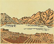 Unichi Hiratsuka 1895-1997 - Landscape - artelino Art Auctions. Unichi Hiratsuka 1895-1997 - Landscape