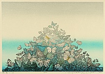 Chizuko Yoshida born 1924 - Butterflies in Winter - artelino Art Auctions. Chizuko Yoshida born 1924 - Butterflies in Winter