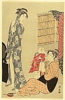 Kiyonaga Torii 1752-1815 - Beauties After Bath - artelino Art Auctions. Kiyonaga Torii 1752-1815 - Beauties After Bath