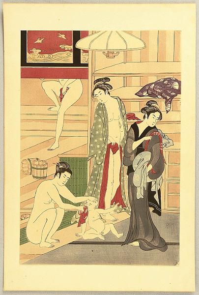 Kiyonaga Torii 1752-1815 - Public Bath