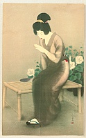 Shinsui Ito 1898-1972 - Beauty and Flowers - artelino Art Auctions. Shinsui Ito 1898-1972 - Beauty and Flowers