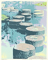 Yuichiro Kato born 1926 - Stone Path - artelino Art Auctions. Yuichiro Kato born 1926 - Stone Path
