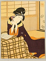 Shizukata Ono 1882-1944 - Asleep - artelino Art Auctions. Shizukata Ono 1882-1944 - Asleep