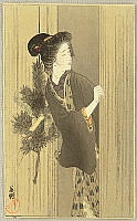 Eiho Hirezaki 1881-1968 - Stepmother - artelino Art Auctions. Eiho Hirezaki 1881-1968 - Stepmother
