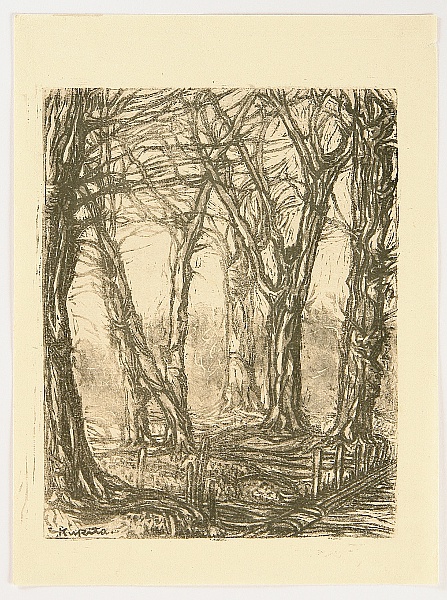 Yu Kurita 1895-1961 - Decideous Trees