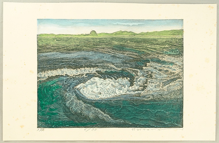 Wasaburo Hattori born 1930 - Rough Water - artelino Art Auctions. Wasaburo Hattori born 1930 - Rough Water