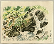 Eiichi Kotozuka 1906-1979 - Mountain Stream - artelino Art Auctions. Eiichi Kotozuka 1906-1979 - Mountain Stream