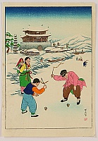 Elizabeth Keith 1887-1956 - Spinning Tops - Korea - artelino Art Auctions. Elizabeth Keith 1887-1956 - Spinning Tops - Korea