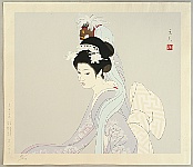 Tatsumi Shimura 1907-1980 - Kagami-Jishi - artelino Art Auctions. Tatsumi Shimura 1907-1980 - Kagami-Jishi