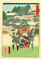 Hiroshige II Utagawa 1829-1869 - Thirty-six Prides of Edo - Yodobashi Villa - artelino Art Auctions. Hiroshige II Utagawa 1829-1869 - Thirty-six Prides of Edo - Yodobashi Villa