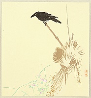 Shunkyo Yamamoto 1871-1933 - Crow - artelino Art Auctions. Shunkyo Yamamoto 1871-1933 - Crow