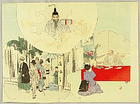 Kason Suzuki 1860-1919 - Fortune Tellers - artelino Art Auctions. Kason Suzuki 1860-1919 - Fortune Tellers