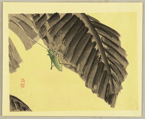 Bairei Kono 1844-1895 - Grasshopper