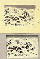 Nisaburo Ito 1910-1988 - Snowy village - artelino Art Auctions. Nisaburo Ito 1910-1988 - Snowy village