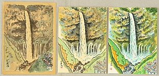 Nisaburo Ito 1910-1988 - Kegon Waterfall - artelino Art Auctions. Nisaburo Ito 1910-1988 - Kegon Waterfall