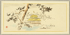 Nisaburo Ito 1910-1988 - Golden Pavilion - artelino Art Auctions. Nisaburo Ito 1910-1988 - Golden Pavilion