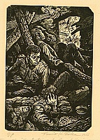 Fumio Kitaoka 1918-2007 - Farewell to Arms - artelino Art Auctions. Fumio Kitaoka 1918-2007 - Farewell to Arms