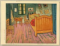 Gihachiro Okuyama 1907-1981 - Bedroom in Arles - La Chambre à Arles - Van Gogh - artelino Art Auctions. Gihachiro Okuyama 1907-1981 - Bedroom in Arles - La Chambre à Arles - Van Gogh