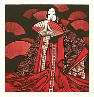 Kaoru Saito born 1931 - The Tale of Genji - Shojo - artelino Art Auctions. Kaoru Saito born 1931 - The Tale of Genji - Shojo
