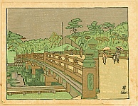 Junichiro Sekino 1914-1988 - Recollections of Tokyo - Benkei Bridge - artelino Art Auctions. Junichiro Sekino 1914-1988 - Recollections of Tokyo - Benkei Bridge