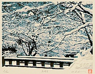Hideaki Kato born 1954 - Philosophy Road in Winter - artelino Art Auctions. Hideaki Kato born 1954 - Philosophy Road in Winter