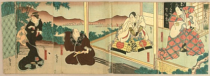 Hirosada Utagawa active ca. 1820-1860 - Kabuki - Seppuku Suicide - artelino Art Auctions. Hirosada Utagawa active ca. 1820-1860 - Kabuki - Seppuku Suicide