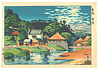 Hironobu Oda 1888-? - Summer Village - artelino Art Auctions. Hironobu Oda 1888-? - Summer Village