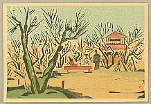 Senpan Maekawa 1888-1960 - Plum Garden - artelino Art Auctions. Senpan Maekawa 1888-1960 - Plum Garden