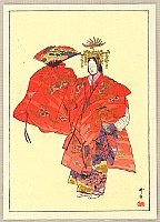Noh Play - Hagoromo - Tsukioka Kogyo - 1869-1927